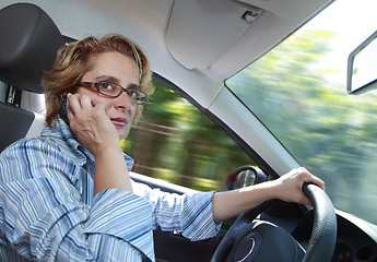 Image showing Female Driver