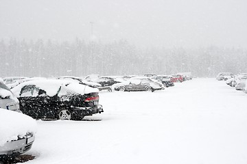 Image showing Winter cars