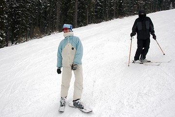 Image showing Skiers
