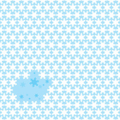 Image showing snowflake repeat