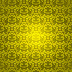 Image showing floral gothic bright gold