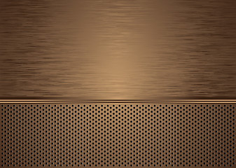 Image showing bottom bronze brushed