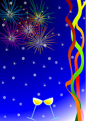 Image showing New Year's card