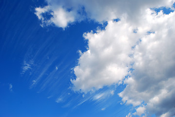 Image showing Crazy Clouds In Blue Sky