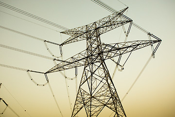 Image showing Electricity Pylons