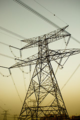 Image showing Electricity Pylons