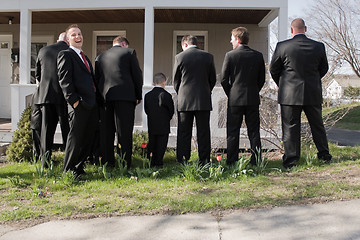 Image showing Funny Groomsmen