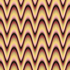 Image showing Funky Glowing Waves