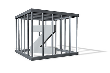 Image showing big Z in a cage