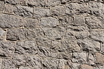 Image showing Seamless tile pattern of stone wall