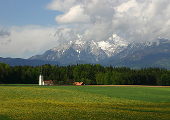 Image showing scenery with church