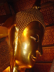 Image showing Temple Of The Reclining Buddha In Bangkok