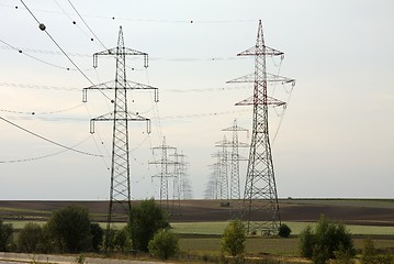 Image showing Electric lines