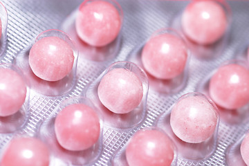 Image showing pink tablets