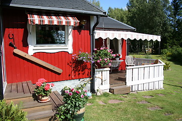 Image showing Swedish summer house