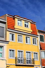 Image showing traditional and residential building in Lisbon