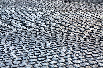 Image showing stone block paving background