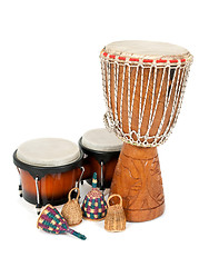 Image showing Percussion music instruments