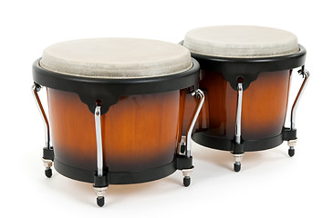 Image showing Bongos on white background