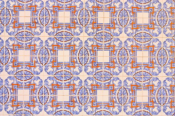 Image showing Vintage tiles from Lisbon, Portugal