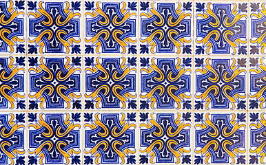 Image showing Vintage tiles from Lisbon, Portugal