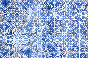 Image showing Vintage tiles from Lisbon, Portugal