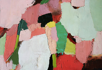 Image showing colorful abstract painting