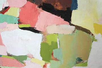 Image showing abstract painting close up