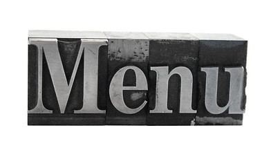 Image showing menu