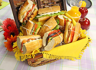 Image showing Picnic Rolls