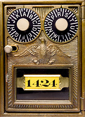 Image showing Old Fashioned Antique Lock Box