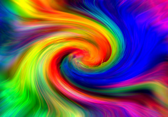 Image showing color twirl 