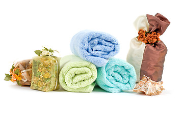 Image showing Spa accessories