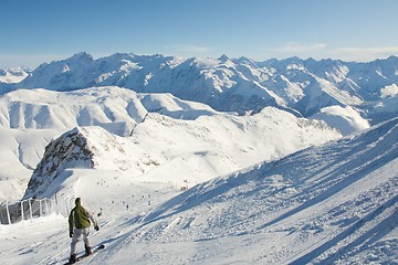 Image showing Skiing