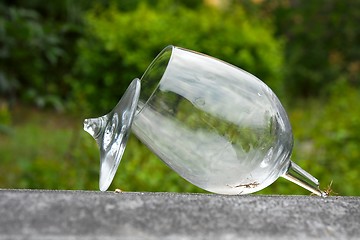 Image showing Broken glass