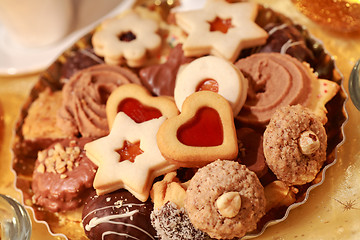 Image showing Delicious Christmas cookies