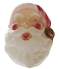 Image showing vintage Santa head