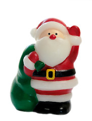 Image showing santa claus figure with bag