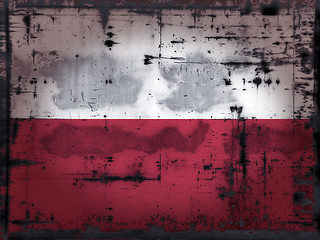 Image showing grunge poland