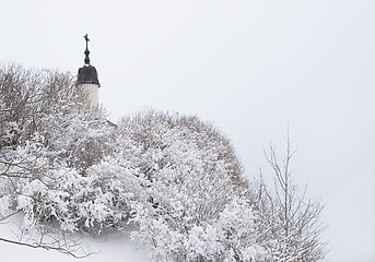 Image showing Winter church