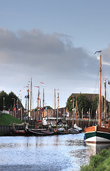 Image showing historic ships