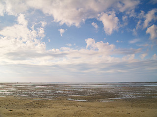 Image showing low tide tideland