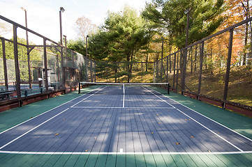 Image showing platform tennis paddle court
