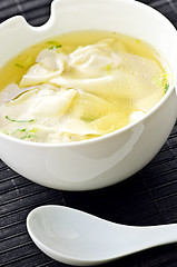 Image showing Wonton soup