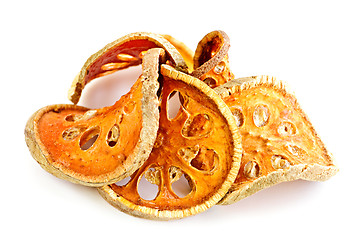 Image showing Dried bael fruit