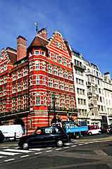 Image showing Busy street corner in London