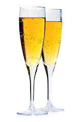 Image showing Champagne glasses