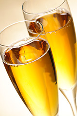 Image showing Champagne glasses