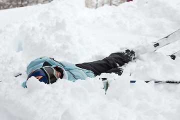 Image showing Skiing