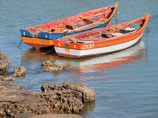 Image showing Boats in Cpo Verde, May 2003